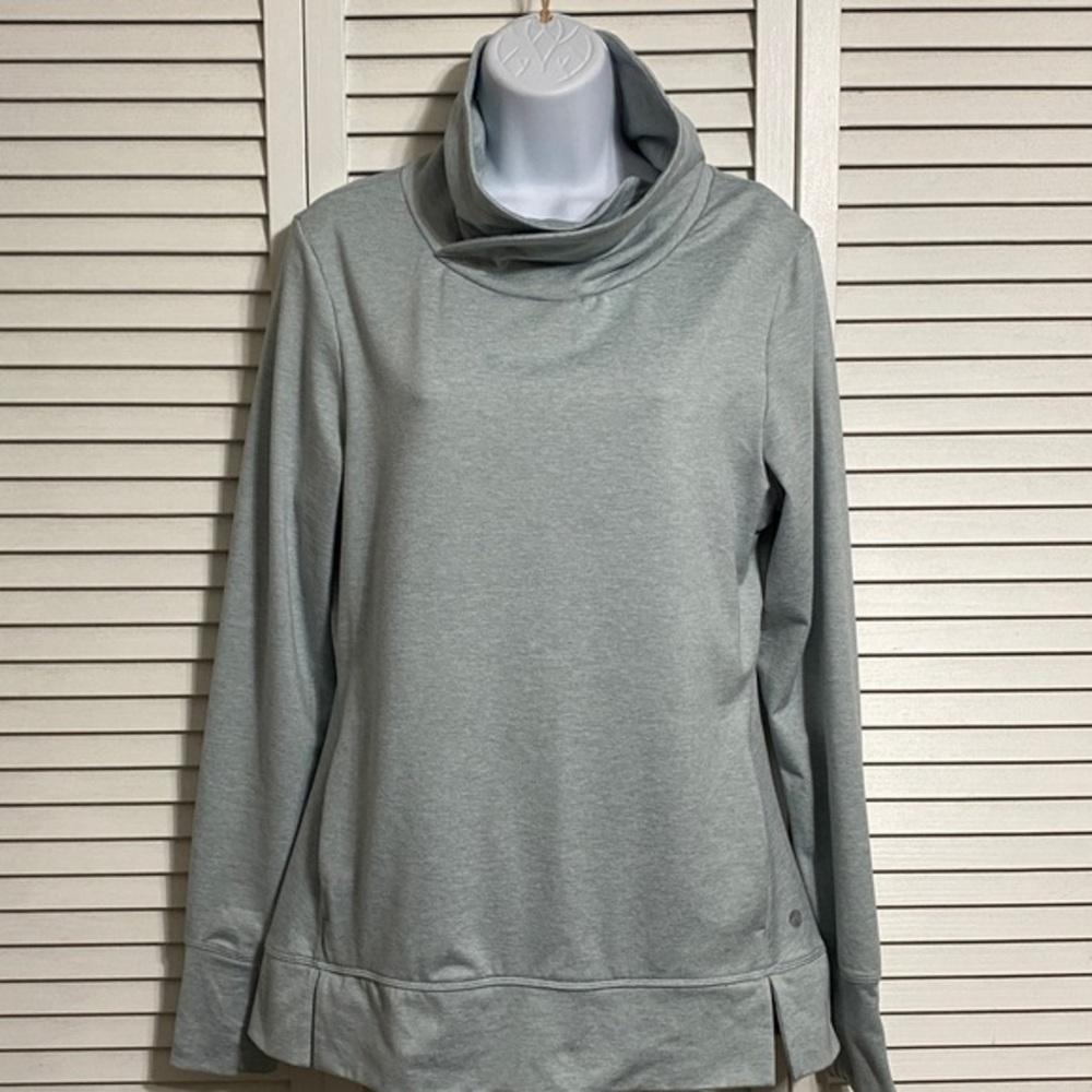 Apana Cowl Neck Pink Workout Top